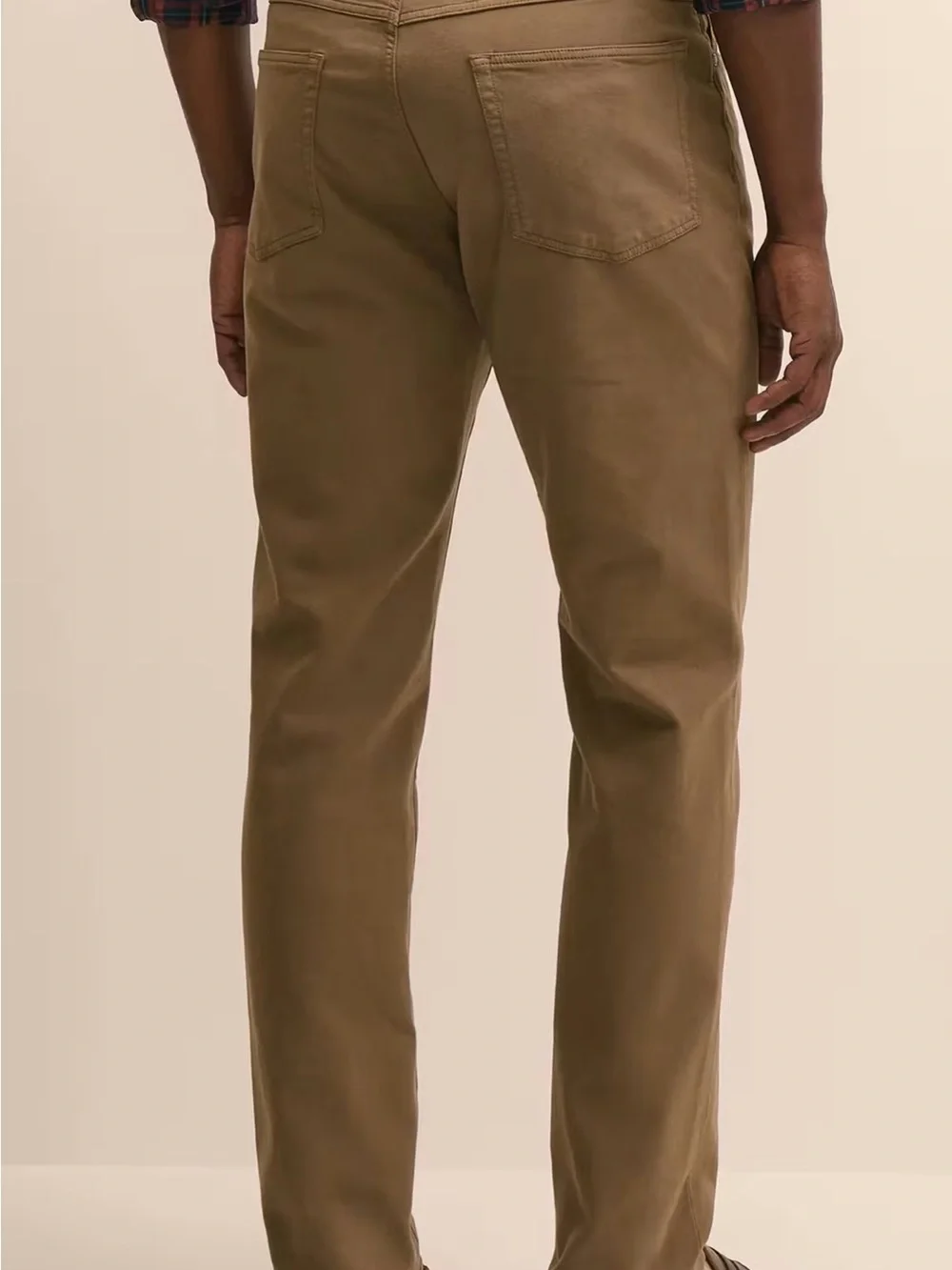 Brooks Brothers Olive/Tan Straight-Leg Chino Pants
